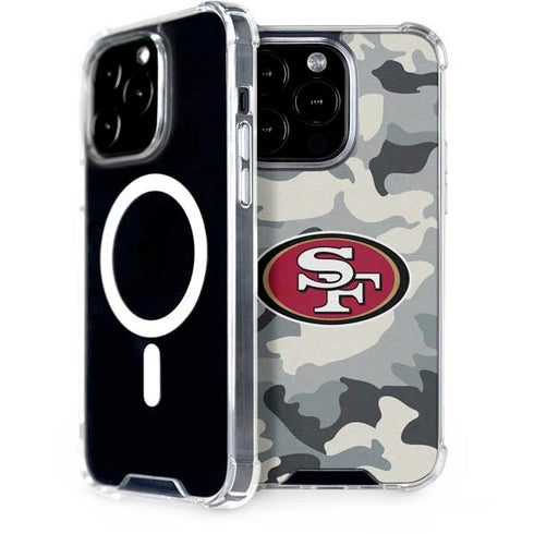 NFL San Francisco 49ers Camo iPhone 15 Pro MagSafe Case